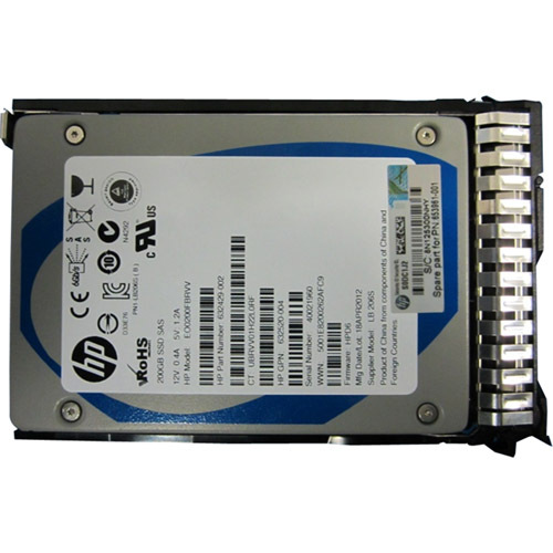 HPE Sourcing 200 GB Solid State Drive - 2.5" Internal - SAS (6Gb/s SAS)