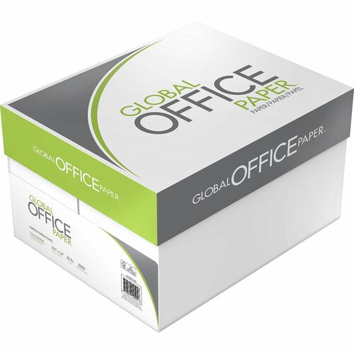 Global Office Premium Multipurpose Paper - 96 Brightness - 8 1/2" x 14" - 10 / Carton - 500 Sheets per Ream - White