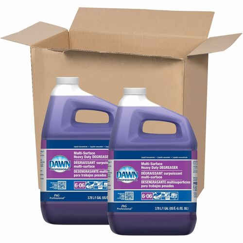 Dawn Professional Heavy Duty Degreaser - Ready-To-Use - 128 fl oz (4 quart) - 2 / Carton - Heavy Duty, Caustic-free, Non-flammable, Phosphate-free - Purple