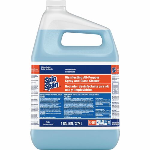 Spic and Span Concentrated Cleaner - Ready-To-Use/Concentrate - 128 fl oz (4 quart) - 2 / Carton - Heavy Duty, Streak-free, Disinfectant - Blue