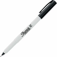 Sharpie Precision Permanent Markers - Ultra Fine Marker Point - Narrow Marker Point Style - Black Alcohol Based Ink - 1 Dozen