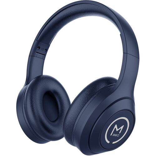 Morpheus 360 COMFORT+ Wireless Stereo Headphone - Stereo - Mini-phone (3.5mm) - Wired/Wireless - Bluetooth - 32 Ohm - 20 Hz - 22 kHz - Over-the-ear, Over-the-head - Binaural - Circumaural - Blue