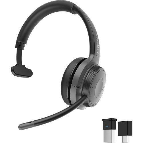 Morpheus 360 Wireless Mono Headset with Detachable Boom Microphone | Bluetooth Headphones with Microphone | UC compatible | 20 Hour Talk and Playtime | USB A Connector| USB Type-C Adapter | HS6200MU - Mono - Wireless - Bluetooth - 32 Ohm - 20 Hz - 20 kHz 