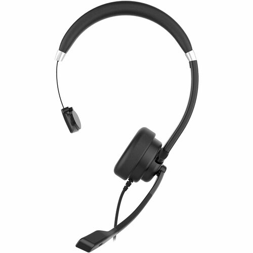 Morpheus 360 USB Mono Headset with Boom Microphone - Mono - USB Type A - Wired - 32 Ohm - 20 Hz - 20 kHz - Over-the-head - Monaural - Supra-aural - 6 ft Cable - Noise Cancelling, Omni-directional Microphone - Black