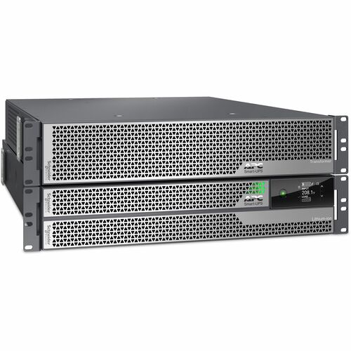 APC Smart-UPS Ultra, 5kVA, Rackmount 5U, 208V, 12x 5-20R+2x L6-20R+1x L6-30R NEMA, Network Card+SmartSlot, W/ rail kit, W/ transformer 208V to 120V - 4U Rack-mountable - 1.50 Hour Recharge - 5.50 Minute Stand-by - 230 V AC, 120 V AC Input - 120 V AC, 240 