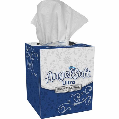 Angel Soft Professional Series Facial Tissue - 2 Ply - WhiteBox - 96 Box - 36.0 / Carton