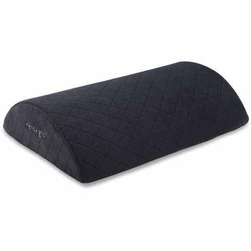 Kensington Premium Comfort Soft Footrest - Black - High Density Foam (HDF) - 1 Each