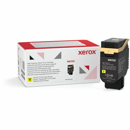 Xerox Original High Yield Laser Toner Cartridge - Box - Return Program - Yellow - 1 Pack - 7000 Pages