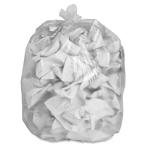 AAA - trash liner - 33 gallon capacity - 33 x 40 inch size - 0.63 mil thickness - natural color