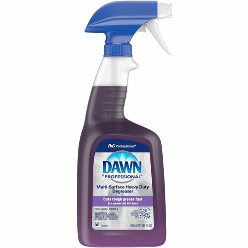Dawn Pro Heavy Duty Degreaser - Ready-To-Use - 32 fl oz (1 quart) - 6 - Heavy Duty, Phosphate-free, Caustic-free, Non-flammable - Purple