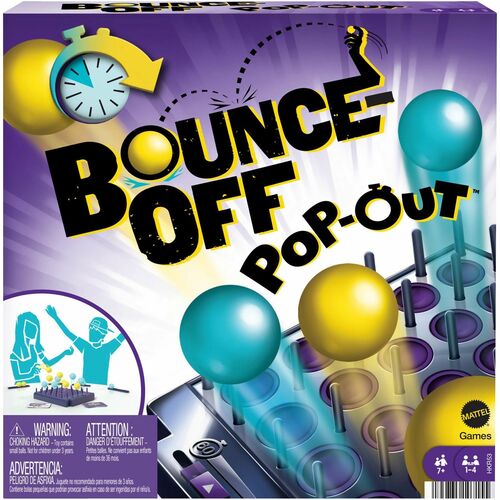 Mattel Bounce-Off Pop-Out Ball Bouncing Game - Multicolor