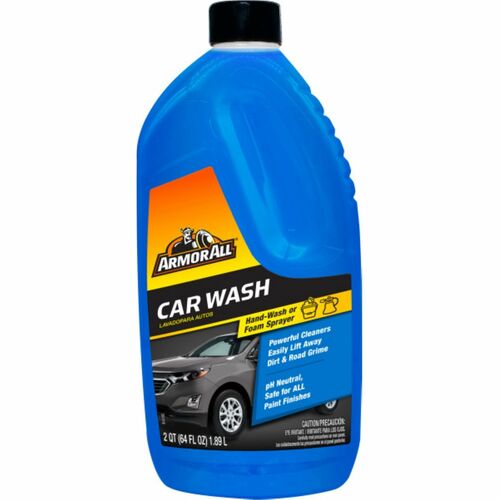 Armor All Liquid Car Wash - For Car - 2 quart - Streak-free - Blue - 1 Each