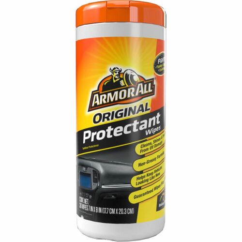 Armor All Original Car Protectant Wipes - For Car, Automotive - Disposable, UV Resistant, Lint-free - Multi - 1 Each