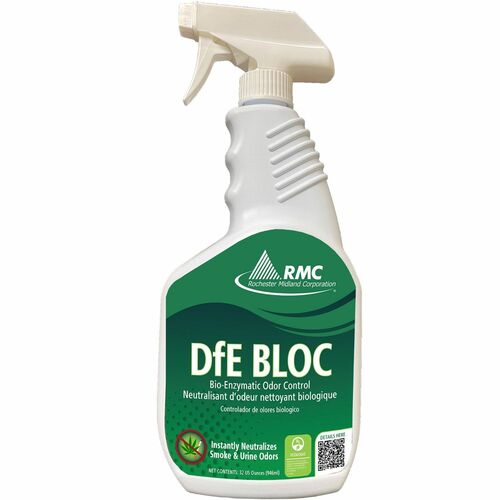 RMC DfE Biological Cleaner - 32 fl oz (1 quart) - 1 Each - Odorless, Odor Neutralizer, Rinse-free - Amber