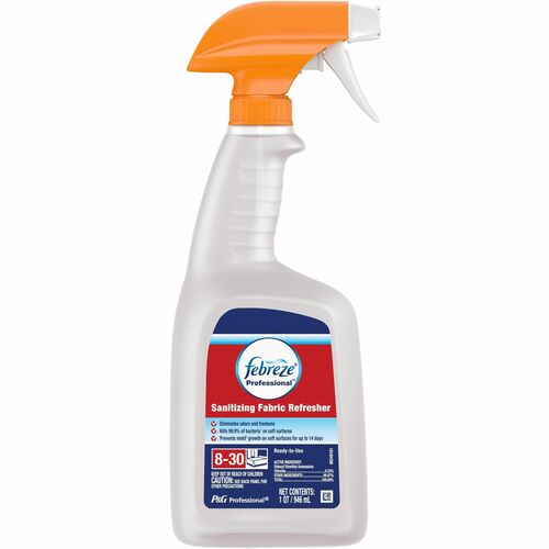 Febreze Sanitizing Fabric Refresh - Concentrate - 32 oz (2 lb) - Light Fresh Scent - Mold Resistant, Mildew Resistant - Red, Blue - 1 Each