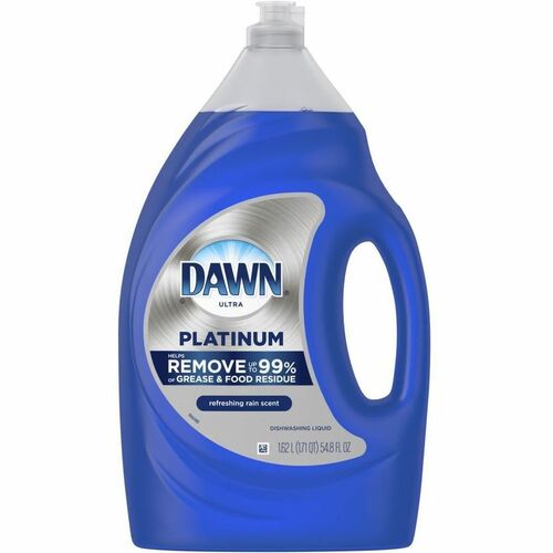 Dawn Platinum Dishwashing Liquid, Refreshing Rain - 54.8 fl oz (1.7 quart) - Refreshing Rain Scent - Phosphate-free - Blue - 2 / Pack