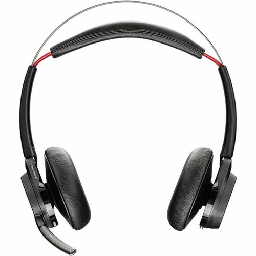 Poly Voyager Focus UC B825 Headset - Stereo - USB Type C - Wired/Wireless - Bluetooth - 98.4 ft - Over-the-head, On-ear - Binaural - Ear-cup - Noise Canceling