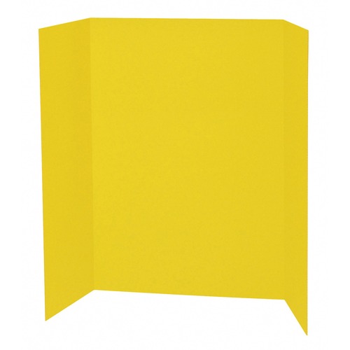Pacon Single Wall Presentation Board - Pacon® Presentation Boards, 48" x 36" , Yellow, Pack Of 6 Boards
