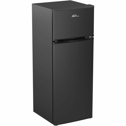 Royal Sovereign RMF-212B/ 7.5 Cu.ft Top-Freezer Refrigerator - 212.38 L - Reversible - 167.07 L Net Refrigerator Capacity - 45.31 L Net Freezer Capacity - 120 V AC - Black