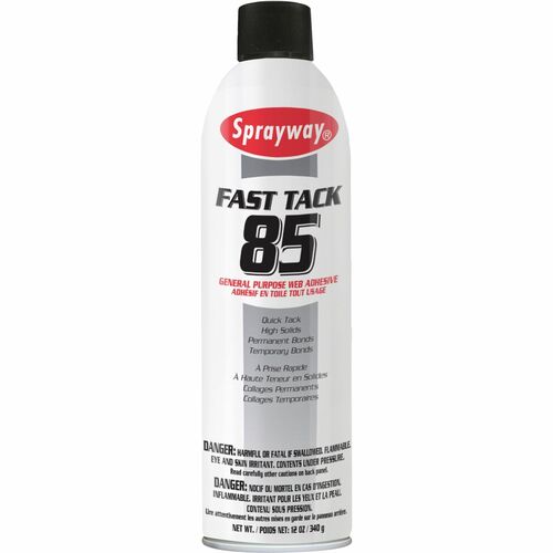 Claire Fast Tack 85 Web Adhesive - 12 oz - White - 12 / Carton