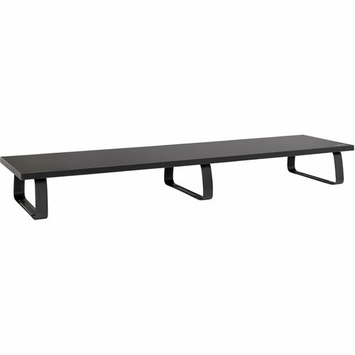 Tripp Lite by Eaton Extra-Wide Dual-Monitor Riser for Desk, 39 x 10 in. - Wood, Black - Desk - Wood - Black