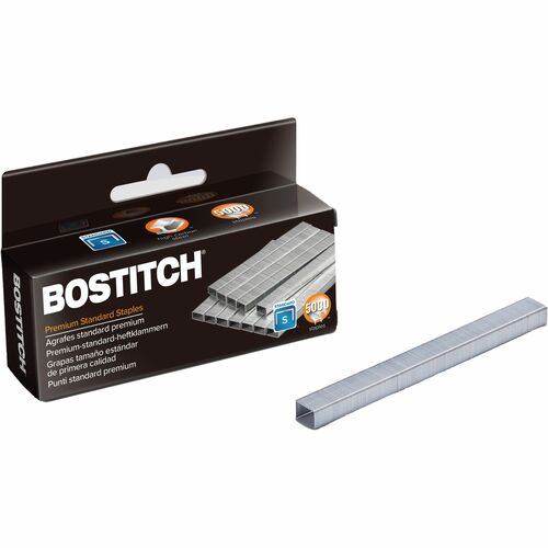 Bostitch Accentra PaperPro Full Strip Standard Staples - 210 Per Strip - Standard - 1/4" - 1/4" Leg - 1/2" Crown - Silver5000 / Box