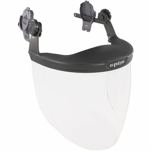Ergodyne Skullerz 8994 Anti-Scratch/Anti-Fog Face Shield - Recommended for: Fabrication, Grinding, Drilling, Demolition, General Purpose - Fog, Impact, Debris, Flying Particle, Ultraviolet, UVA, UVB, UVC, Eye, Splash, Dust, ... Protection - Polycarbonate 