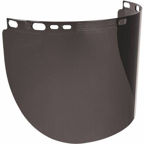 Ergodyne Skullerz 8998 Anti-Scratch & Anti-Fog Hard Hat Face Shield Replacement Lens - Smoke - 1 Each