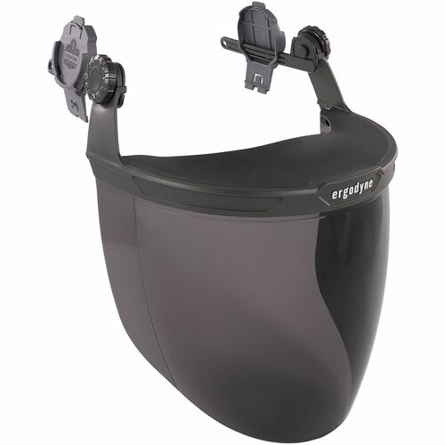 Ergodyne Skullerz 8994 Anti-Scratch/Anti-Fog Face Shield - Recommended for: Fabrication, Grinding, Drilling, Demolition, General Purpose - Fog, Impact, Debris, Flying Particle, Ultraviolet, UVA, UVB, UVC, Eye, Splash, Dust, ... Protection - Polycarbonate 