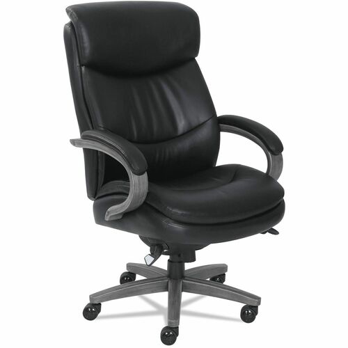 La-Z-Boy ComfortCore Chair - Black Seat Color - Memory Foam Seat Material - Black Back Color - Black - Bonded Leather - Armrest - 1 Each