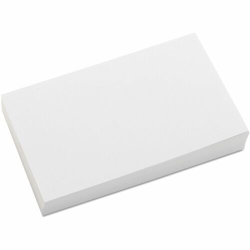 Universal Printable Index Card - 3" x 5" - Acid-free - White - 100 / Pack