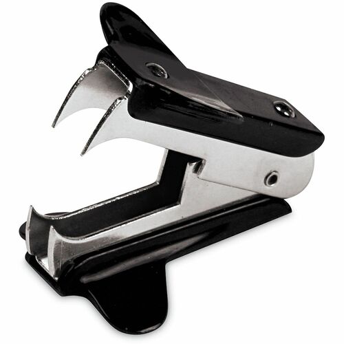 Universal Staple Remover - Metal, Plastic, Steel - Black - Comfortable Grip - 1 Each