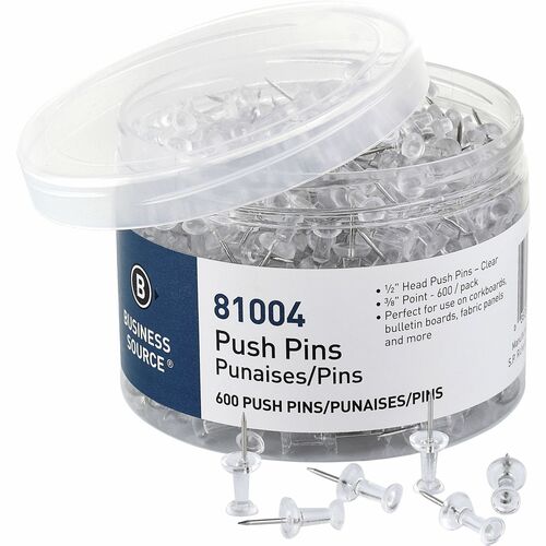 Picture of Business Source 1/2" Head Pushpins
