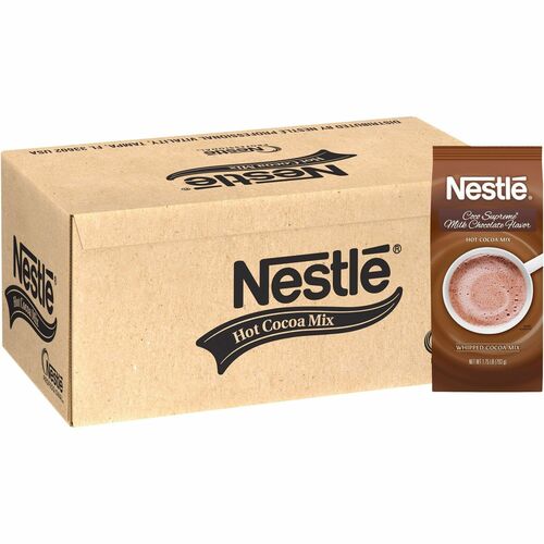 Nestle Coco Supreme Hot Cocoa Mix - 1.75 lb - Bag - 12 / Carton
