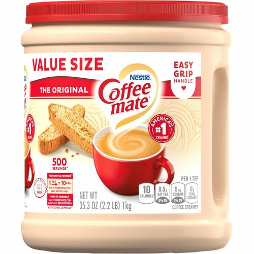 Coffee mate Original Creamer - Original Flavor - 2.21 lb (35.30 oz) - 1EachCanister - 500 Serving