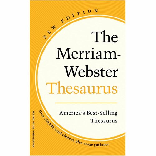 Merriam-Webster Paperback Thesaurus Printed Book - 150000 Pages - Book