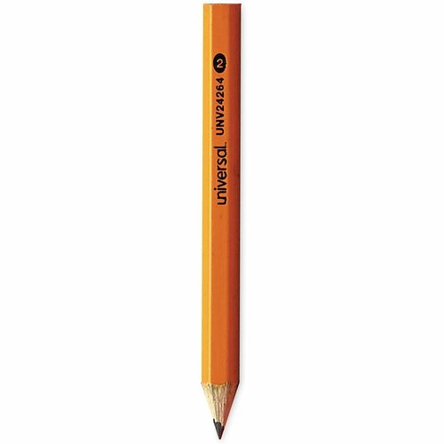 Universal Wood Pencil - Black Lead - HB/#2 - Yellow Wood Barrel - 144 / Box