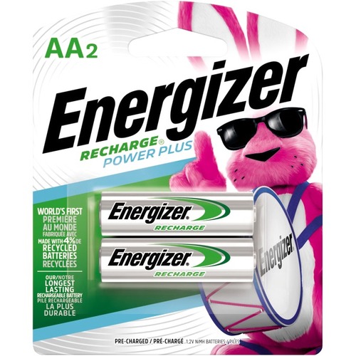 Energizer, Energizer NH15BP-2 AA Nickel-metal Hydride Rechargeable Battery, 2 PK