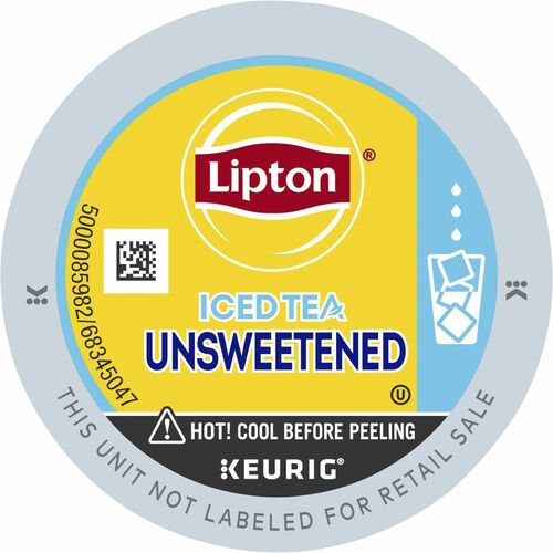 Picture of Unsweetened iced black tea K-Cup pods, 24 per box, caffeinated, BX