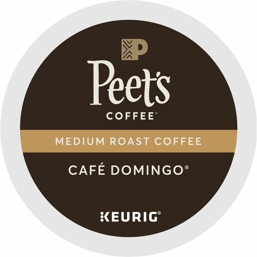 Picture of Cafe Domingo Medium Roast K-Cup coffee, Medium roast, 22 K-Cups per box, Nutty, 100% Arabica, Kosher, BX
