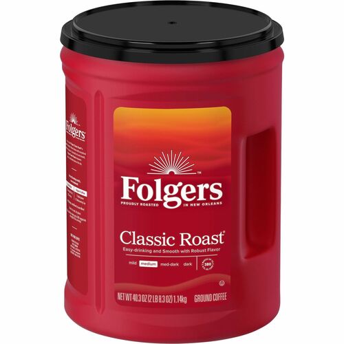 Folgers Ground Canister Classic Roast Coffee - Medium - 1 Each