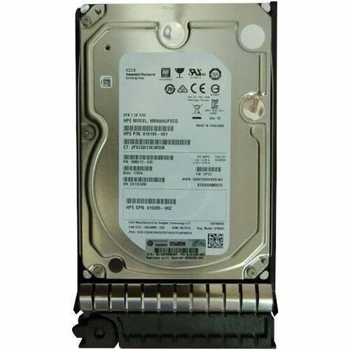 HPE Sourcing 8 TB Hard Drive - 3.5" Internal - SAS (12Gb/s SAS)