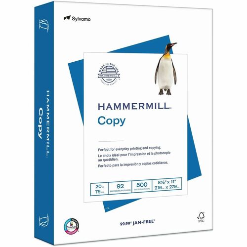 Hammermill Copy Paper - 92 Brightness - 88 Opacity - Letter - 8 1/2 ...