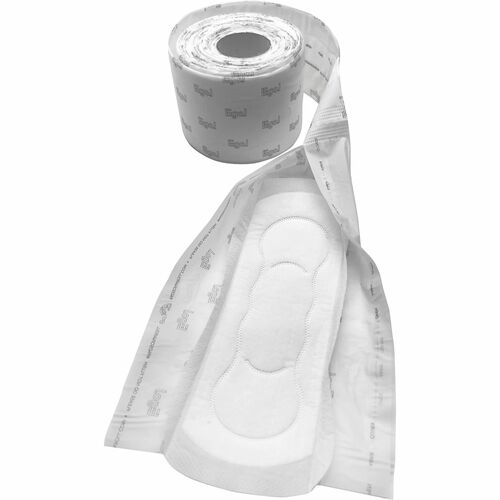 Egal Pads on a Roll Sanitary Napkins Roll - 12 / Carton - Anti-leak