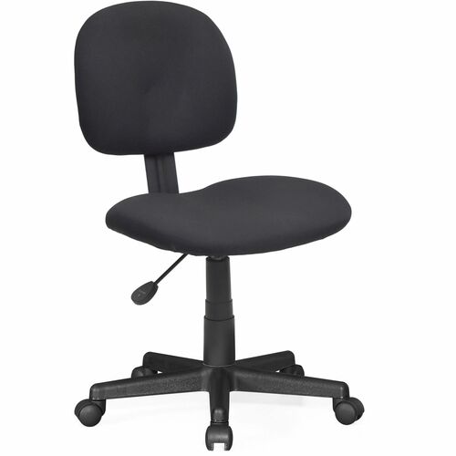 NuSparc Multi-Task Chair - Fabric Back - 5-star Base - Black - 1 Each