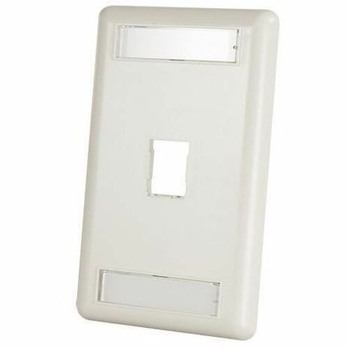 Ortronics HDJ 1-Port Single-Gang Faceplate with Label Field