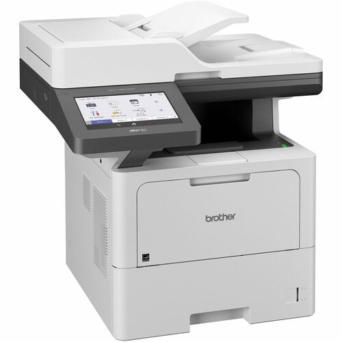 Brother MFC-L6810DW Enterprise Monochrome Laser All-in-One Printer with Low-cost Printing, Large Paper Capacity, Wireless Networking, Advanced Security Features, and Duplex Print, Scan, and Copy - Copier/Fax/Printer/Scanner - 52 ppm Mono Print - 1200 x 12