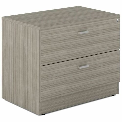 Offices To Go Newland Two Drawer Lateral File With Top - 36" x 24"29.6" , 1" Top - 2 x File Drawer(s) - Material: Thermofused Laminate (TFL) - Finish: Laminate, Noce Grigio - For Office, Meeting, Training