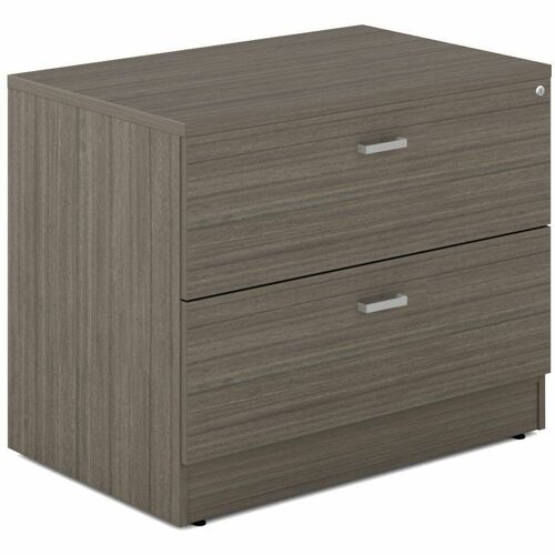 Offices To Go Newland Two Drawer Lateral File With Top - 36" x 24"29.6" , 1" Top - 2 x File Drawer(s) - Material: Thermofused Laminate (TFL) - Finish: Laminate, Absolute Acajou - For Office, Meeting, Training