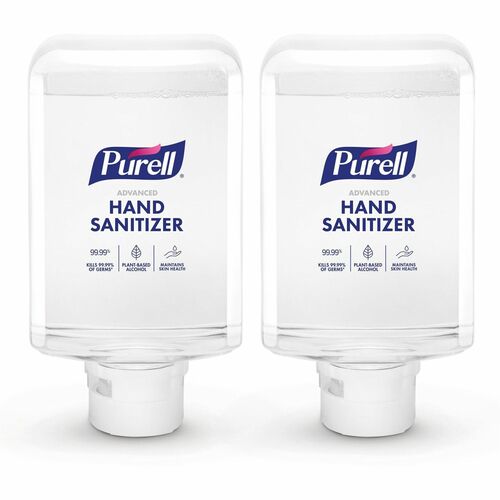 PURELL® Advanced Hand Sanitizer Foam Refill - 40.6 fl oz (1200 mL) - Touchless Dispenser - Kill Germs - Hand, Skin - Clear - Non-drying, Anti-irritant, Dye-free, Triclosan-free, Paraben-free, Phthalate-free, Preservative-free, Bio-based, Refillable - 